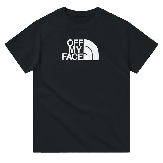 Off My Face Centered T-Shirt Canvas Prints in Accrington Number Plates Accrington IntelliPix