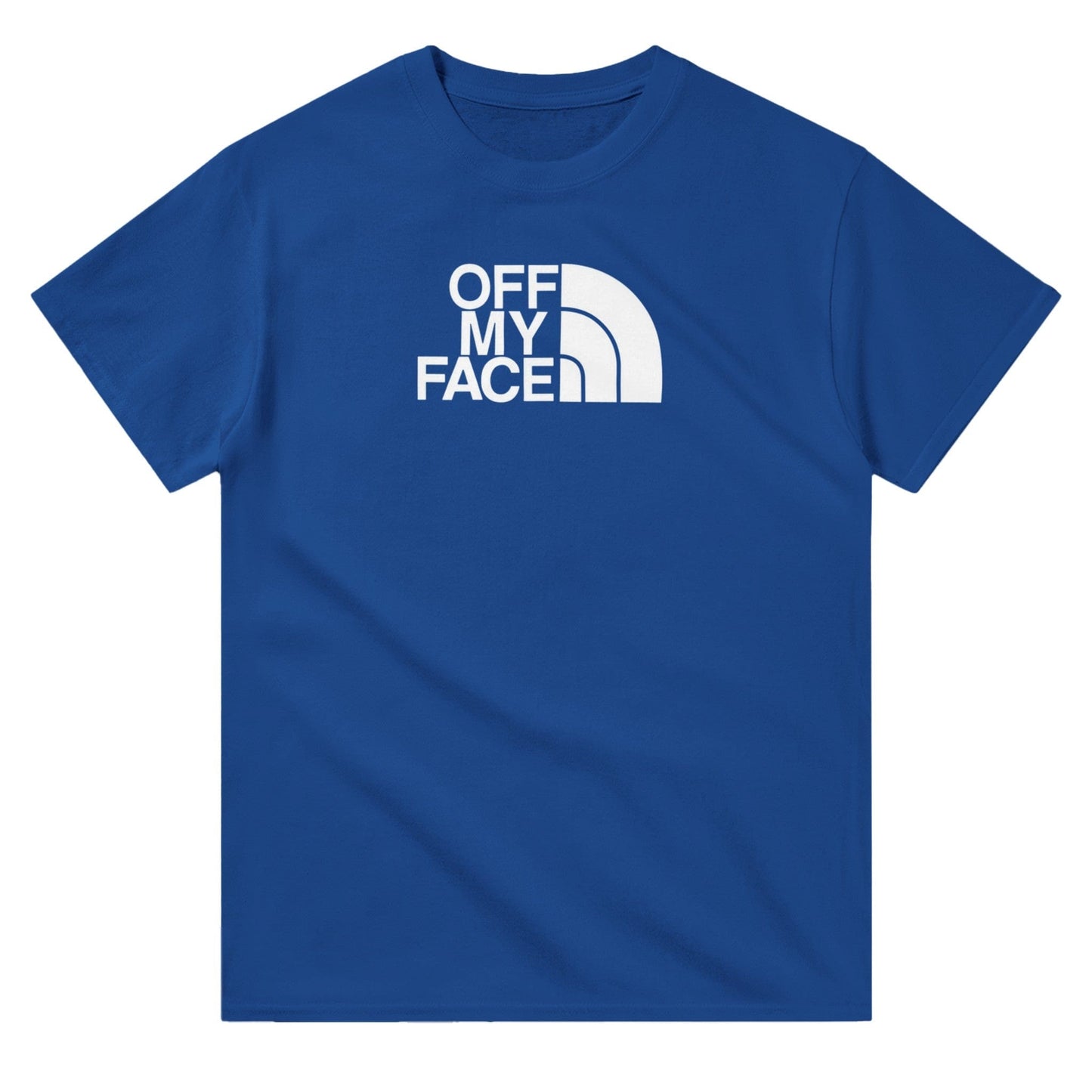 Off My Face Centered T-Shirt Canvas Prints in Accrington Number Plates Accrington IntelliPix