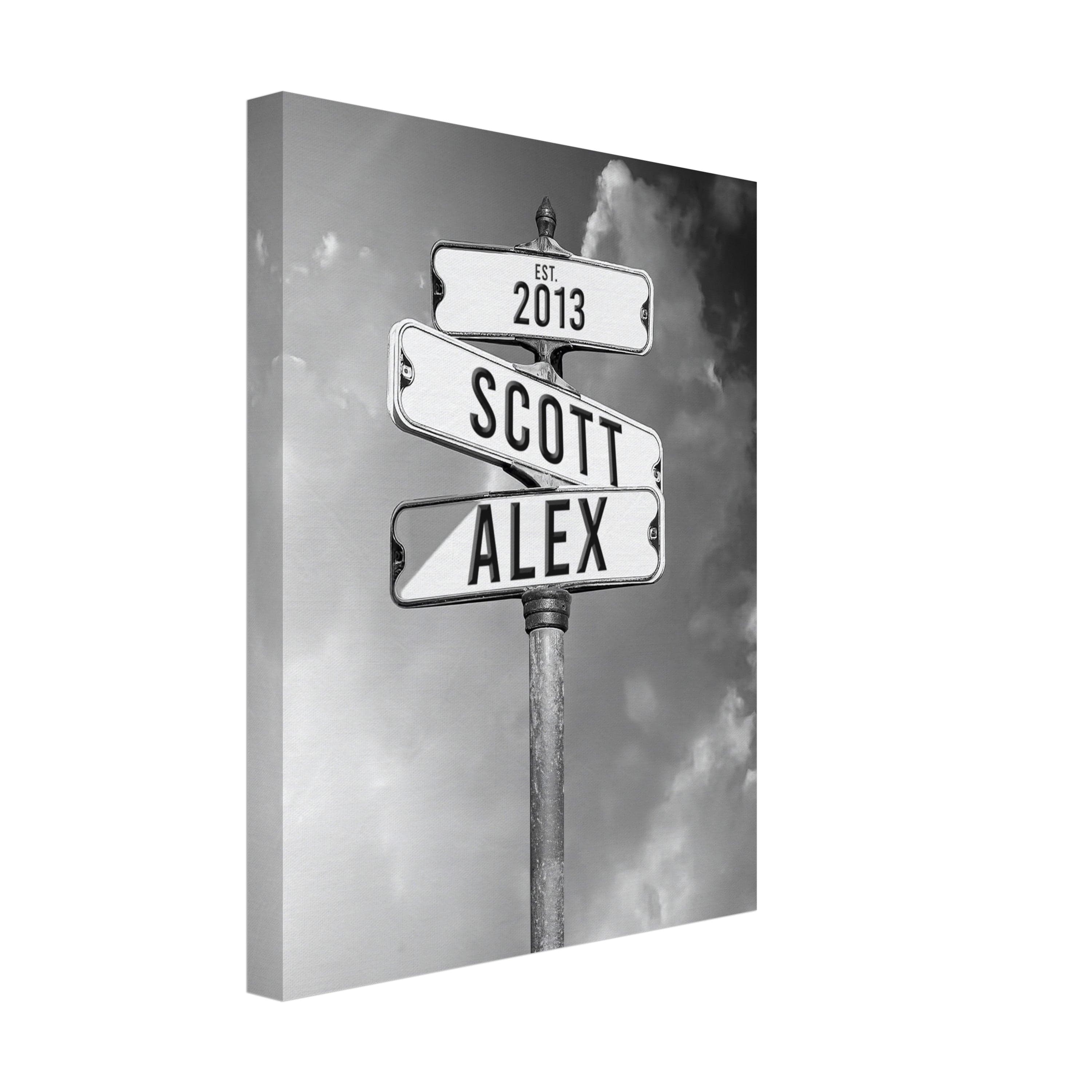 Family Name Canvas Wall Art At Cody Woods Blog