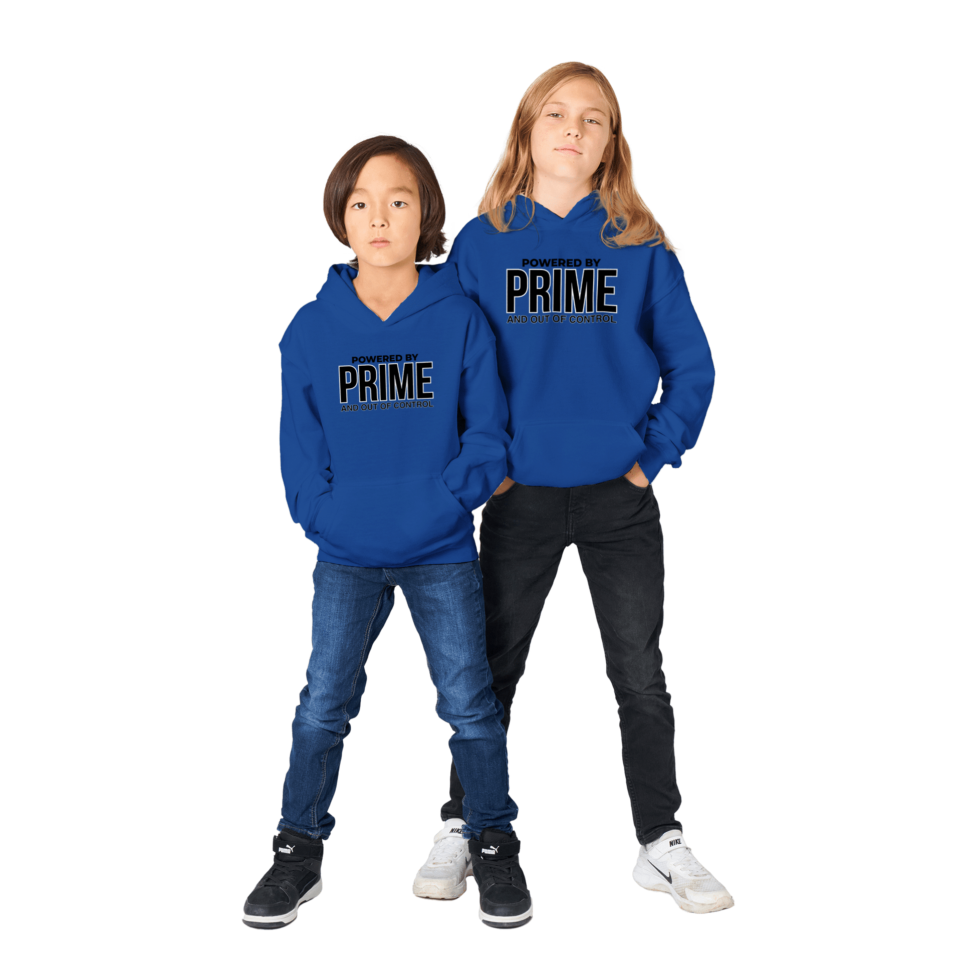 Powered By PRIME Classic Kids Pullover Hoodie Canvas Prints in Accrington Number Plates Accrington IntelliPix