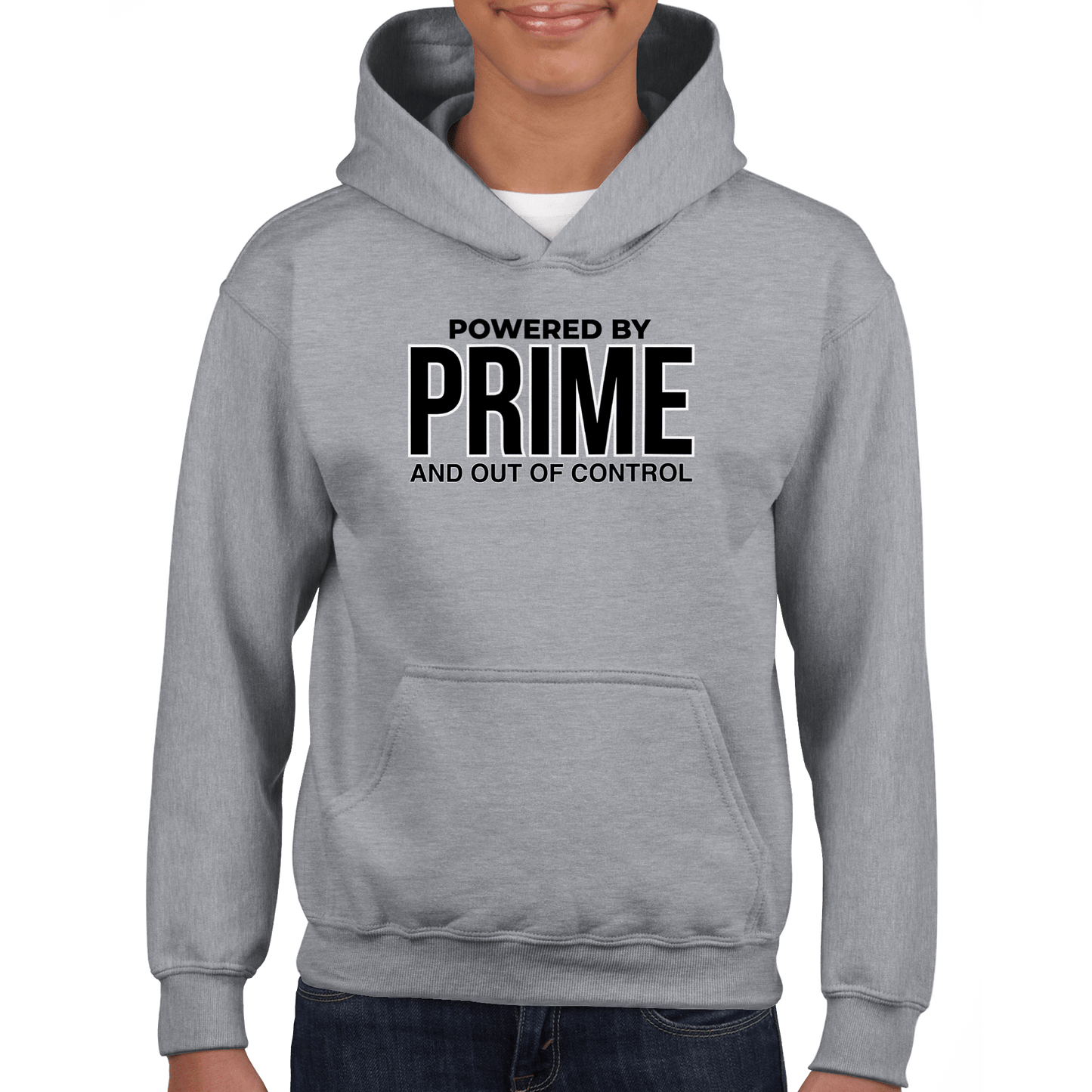 Powered By PRIME Classic Kids Pullover Hoodie Canvas Prints in Accrington Number Plates Accrington IntelliPix