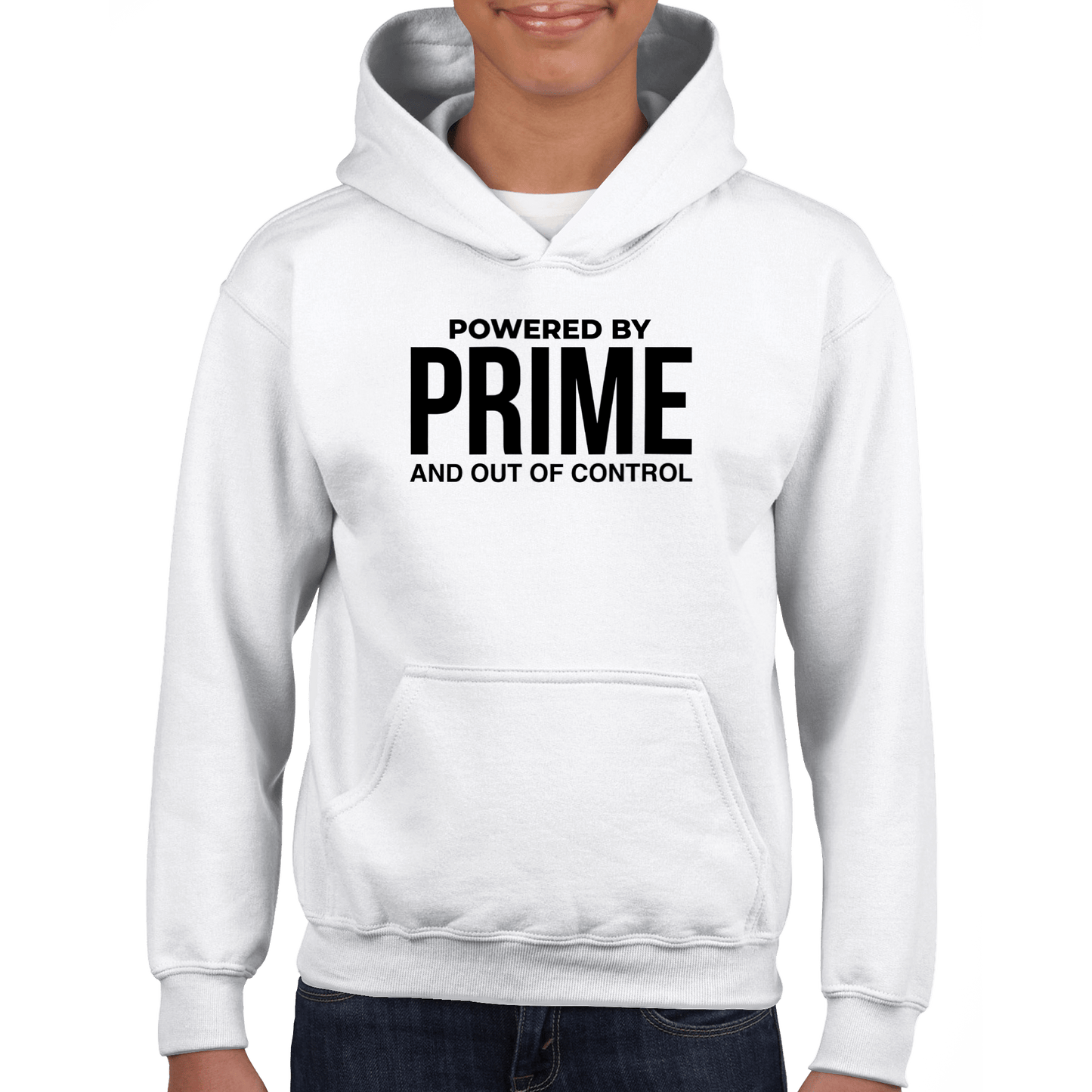 Powered By PRIME Classic Kids Pullover Hoodie Canvas Prints in Accrington Number Plates Accrington IntelliPix