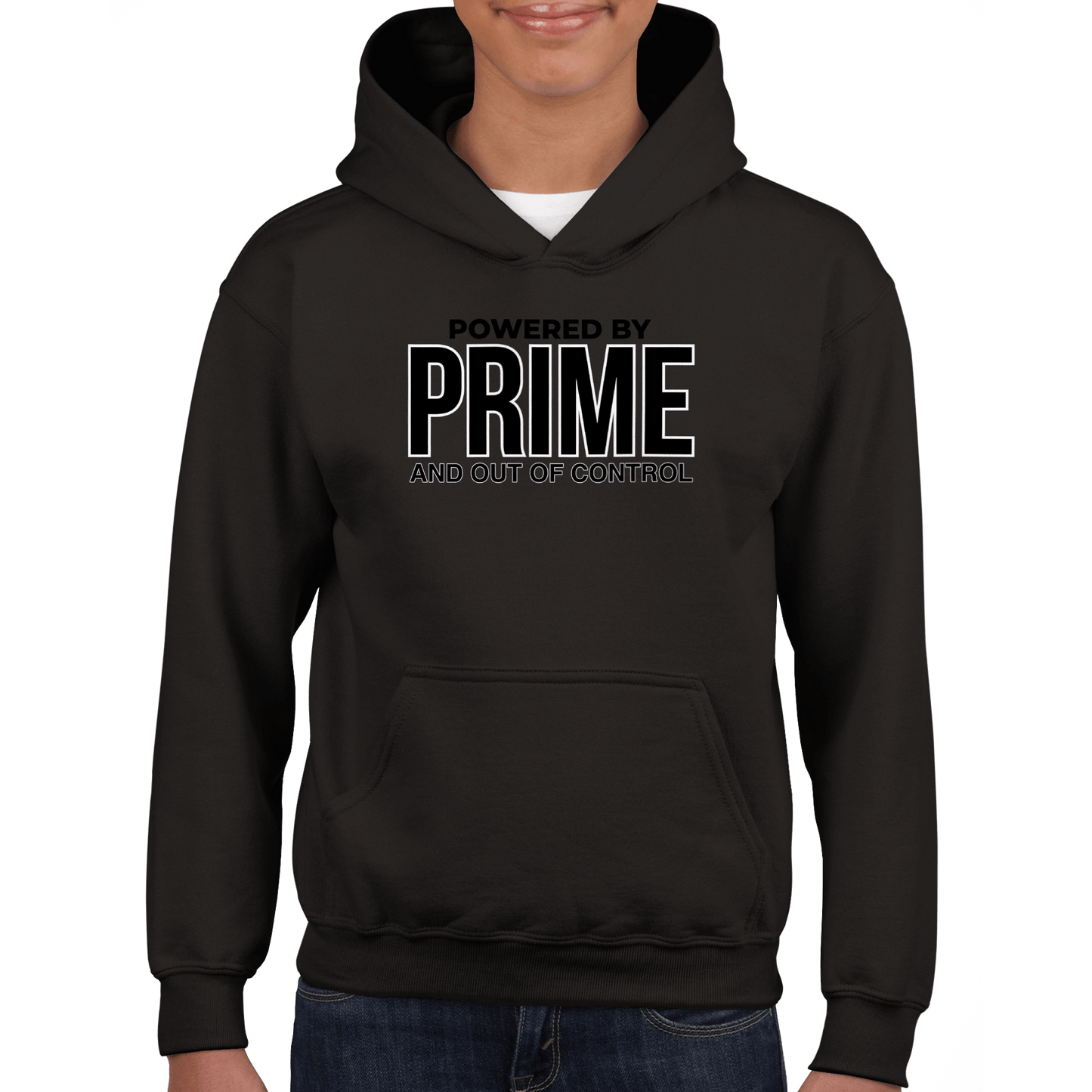 Powered By PRIME Classic Kids Pullover Hoodie Canvas Prints in Accrington Number Plates Accrington IntelliPix