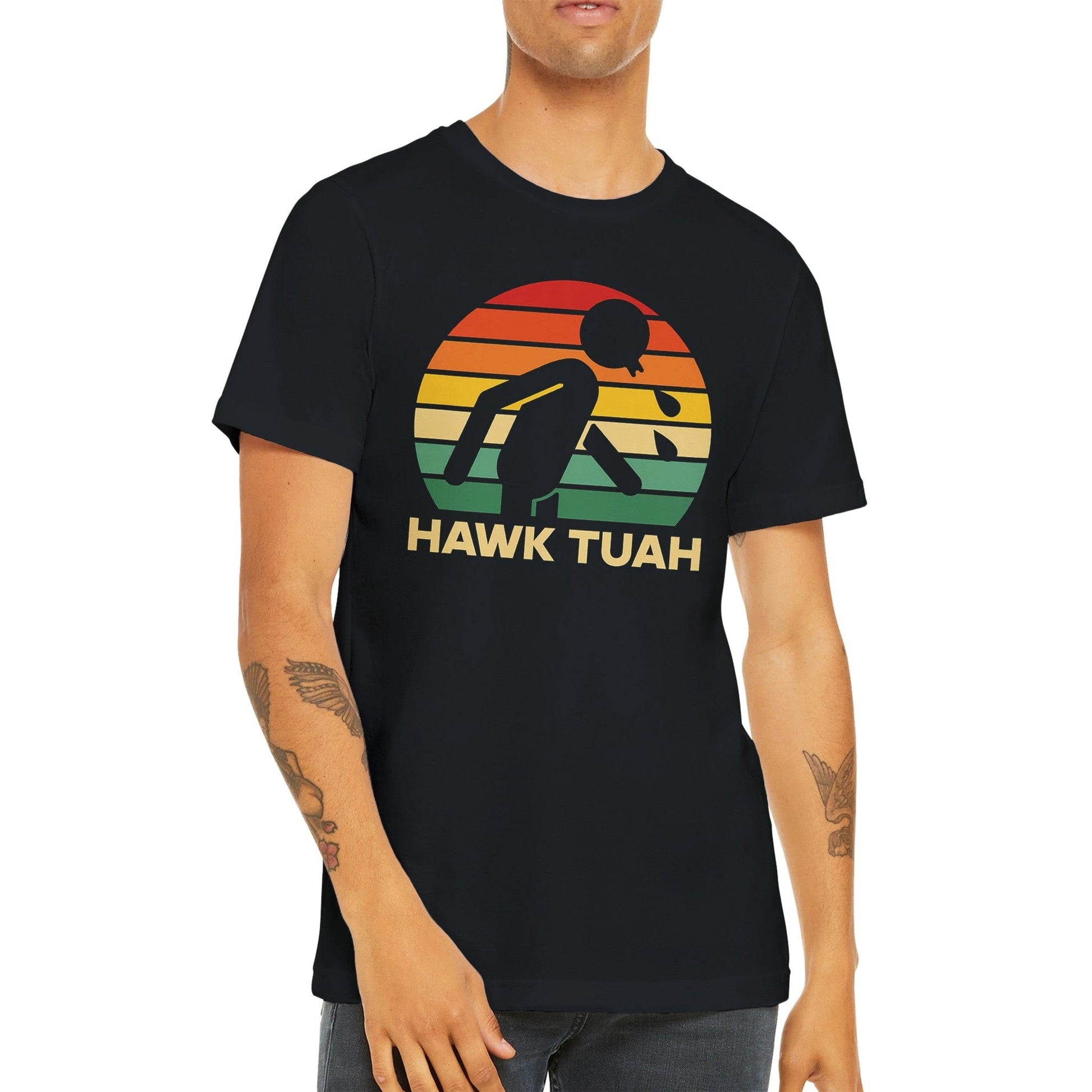 Retro Hawk Tuah T-Shirt Canvas Prints in Accrington Number Plates Accrington IntelliPix