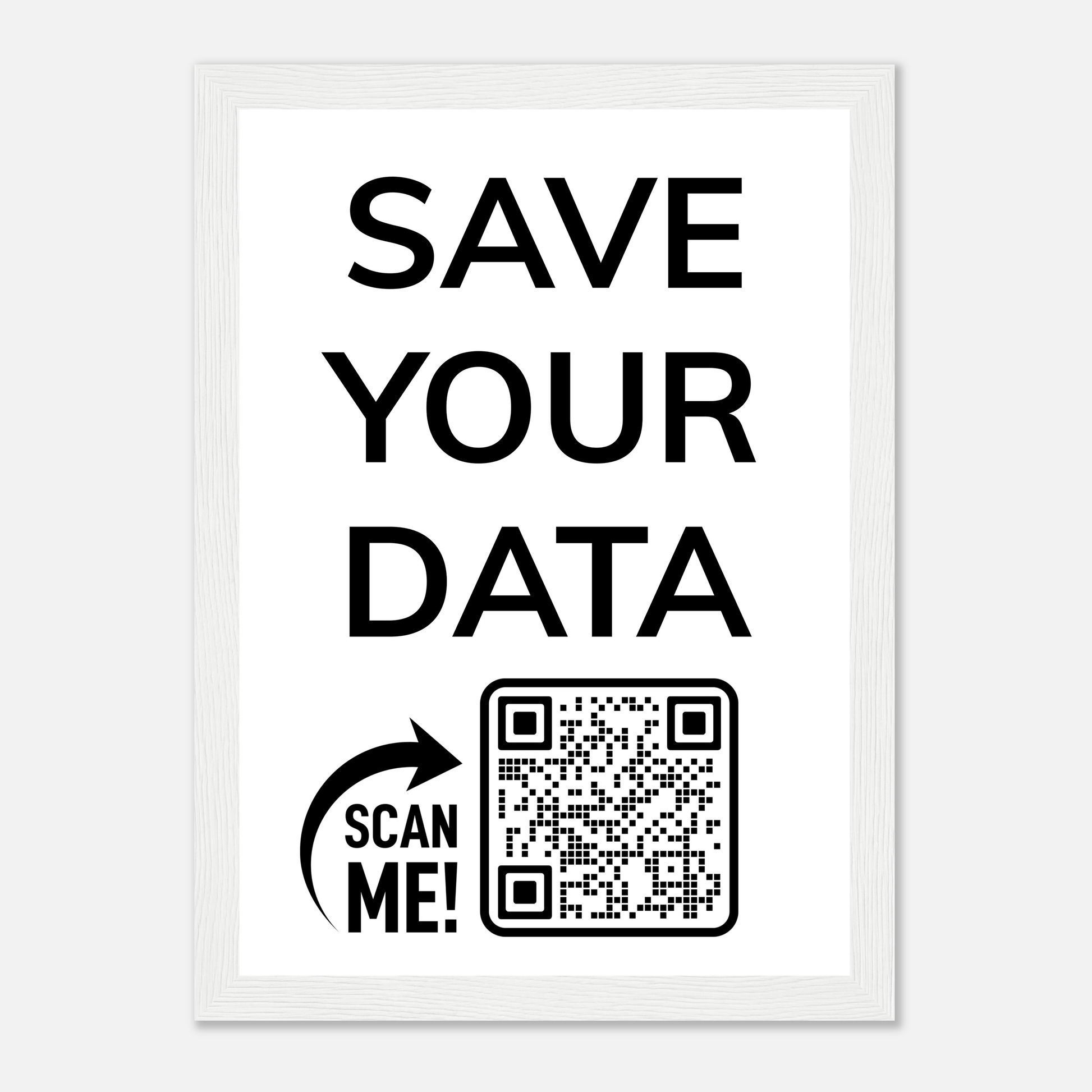 Save Your Data Wooden Framed Print Canvas Prints in Accrington Number Plates Accrington IntelliPix