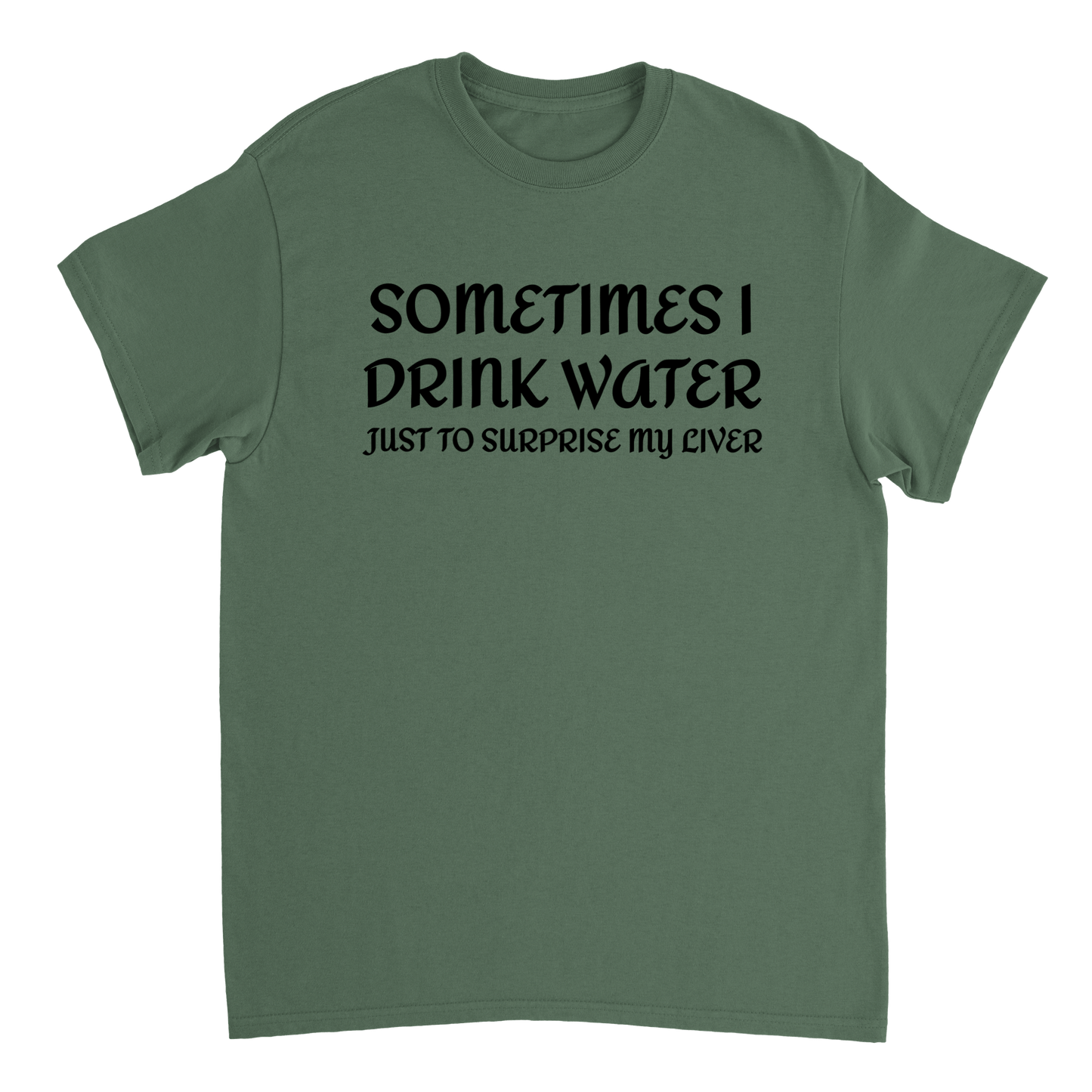 Sometimes I Drink Water T Shirt Canvas Prints in Accrington Number Plates Accrington IntelliPix