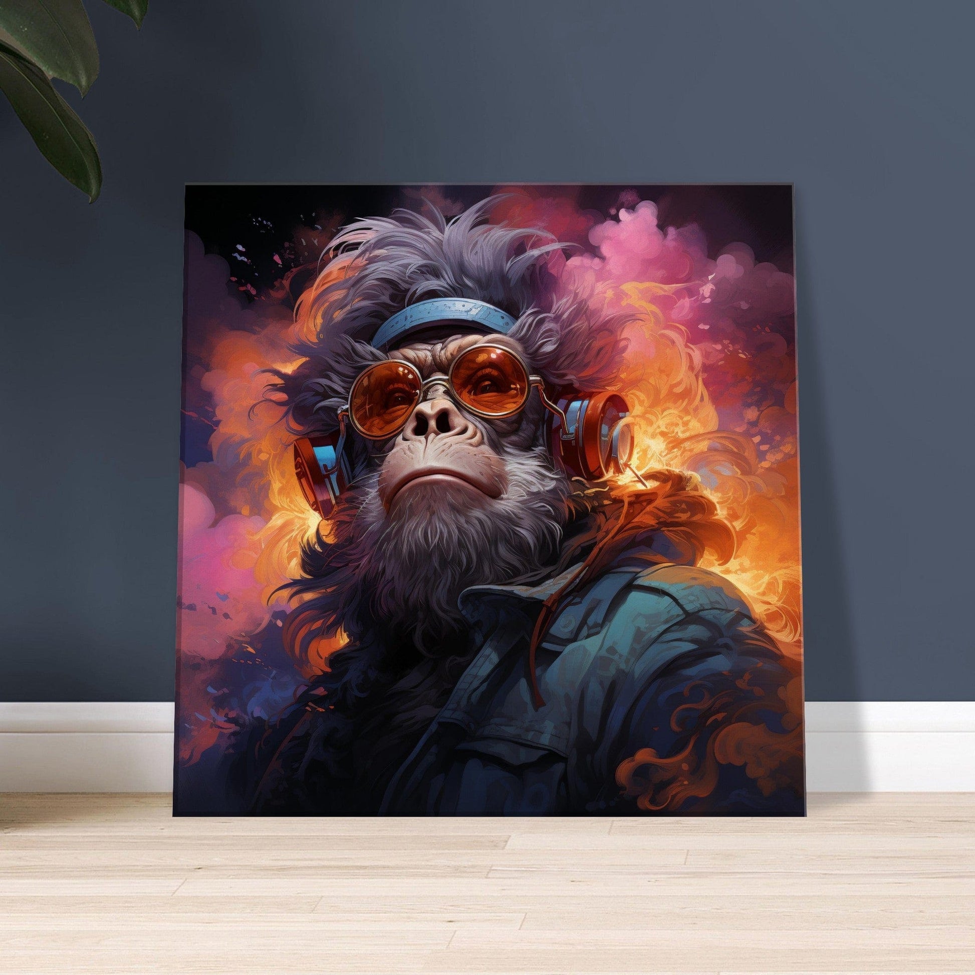 Spaced Monkey Canvas Canvas Prints in Accrington Number Plates Accrington IntelliPix