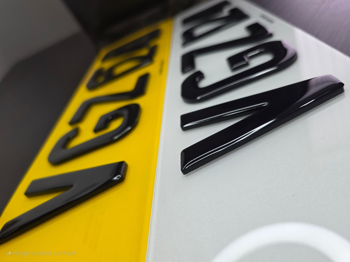 Standard 4D+3D Gel Plates (5D) Canvas Prints in Accrington Number Plates Accrington IntelliPix