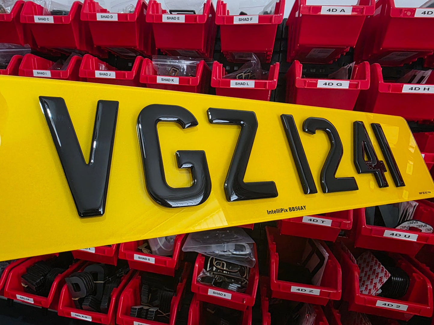 Standard 4D+3D Gel Plates (5D) Canvas Prints in Accrington Number Plates Accrington IntelliPix