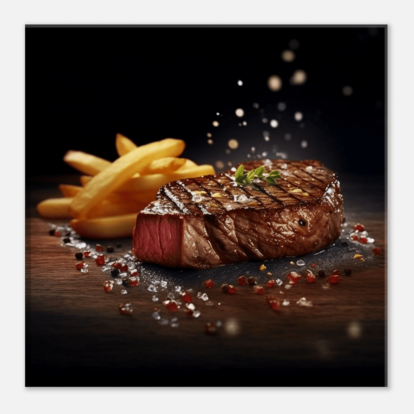 Steak & Chips Canvas Canvas Prints in Accrington Number Plates Accrington IntelliPix