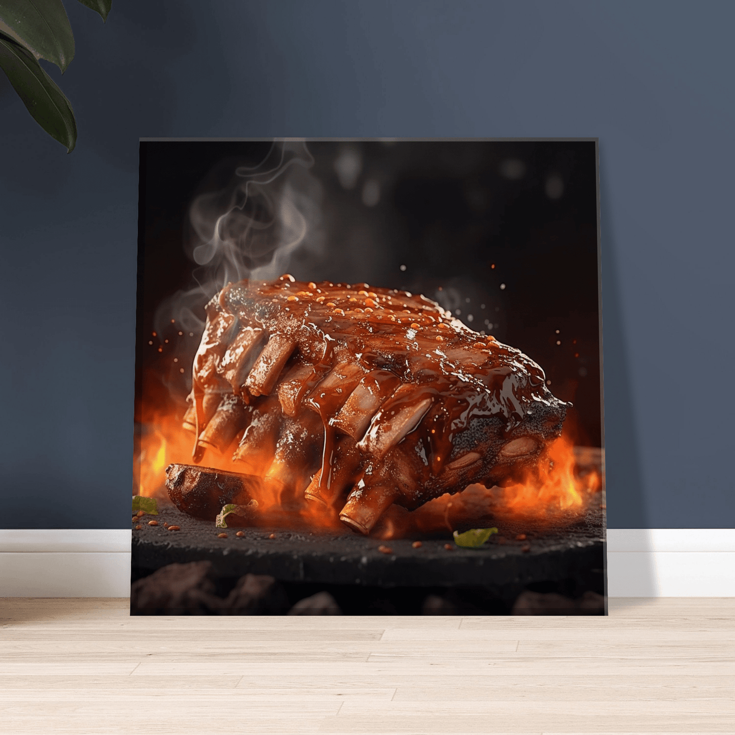 Sticky BBQ Ribs Canvas Canvas Prints in Accrington Number Plates Accrington IntelliPix