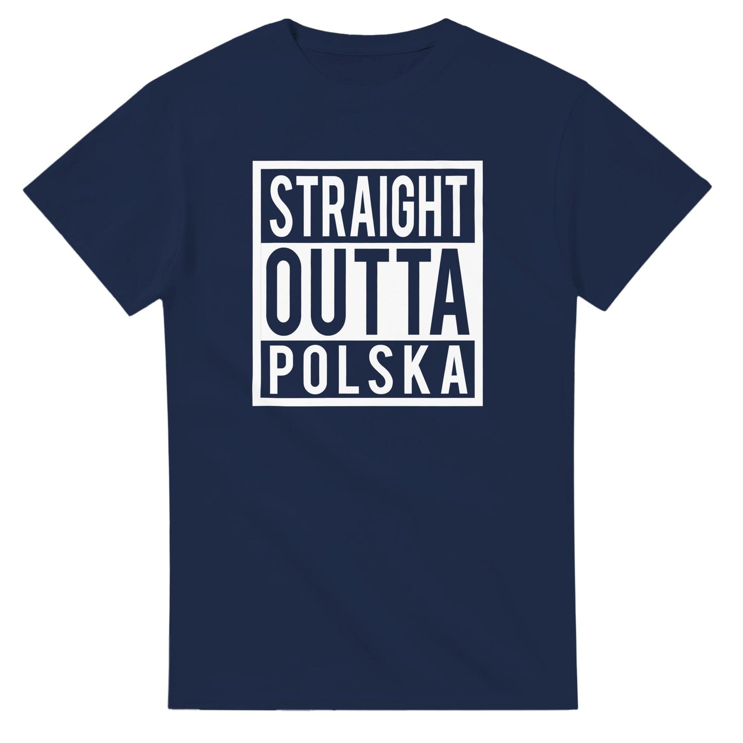 Straight Outta Polska T-Shirt Canvas Prints in Accrington Number Plates Accrington IntelliPix
