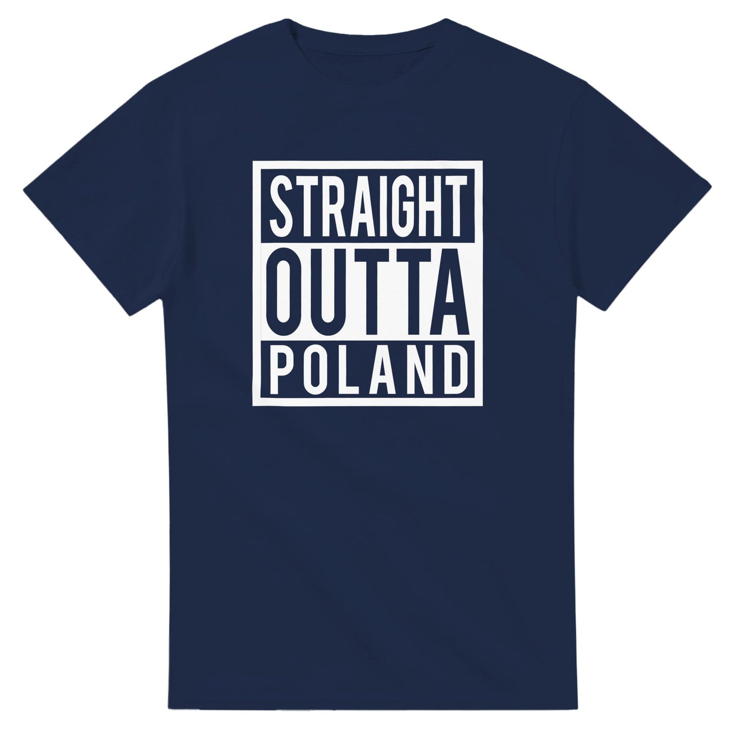 Straight Outta Polska T-Shirt Canvas Prints in Accrington Number Plates Accrington IntelliPix