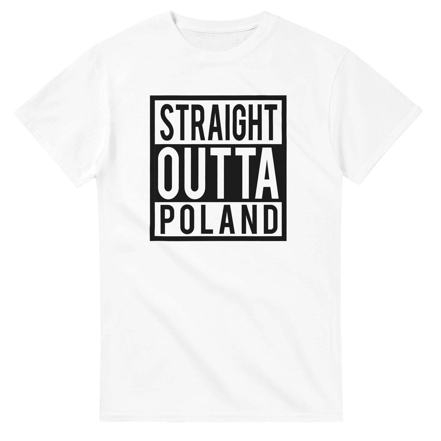 Straight Outta Polska T-Shirt Canvas Prints in Accrington Number Plates Accrington IntelliPix