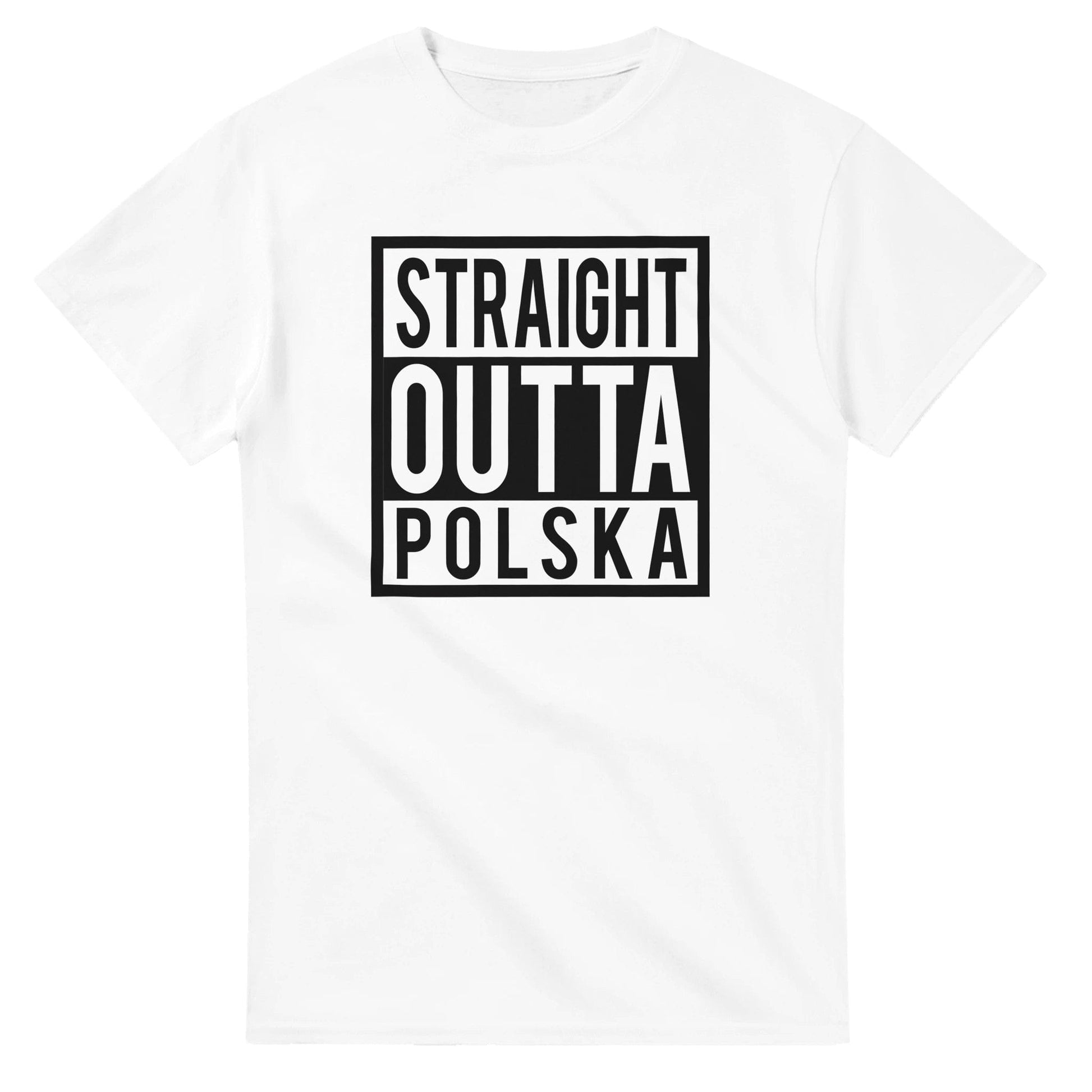 Straight Outta Polska T-Shirt Canvas Prints in Accrington Number Plates Accrington IntelliPix