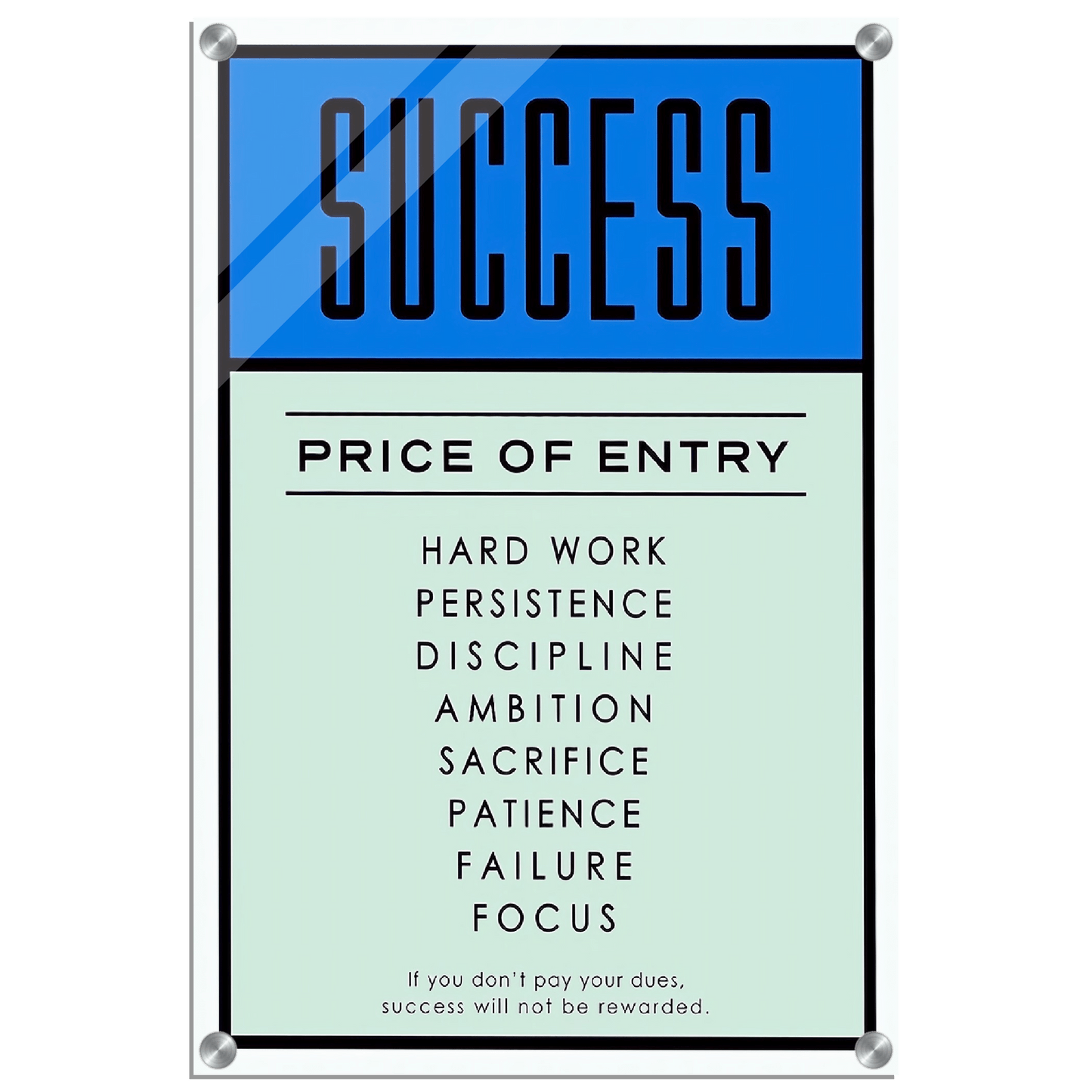 Success Acrylic Print Canvas Prints in Accrington Number Plates Accrington IntelliPix