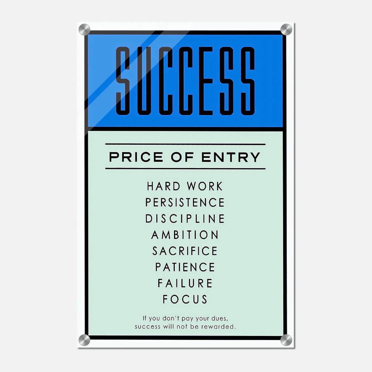 Success Acrylic Print Canvas Prints in Accrington Number Plates Accrington IntelliPix