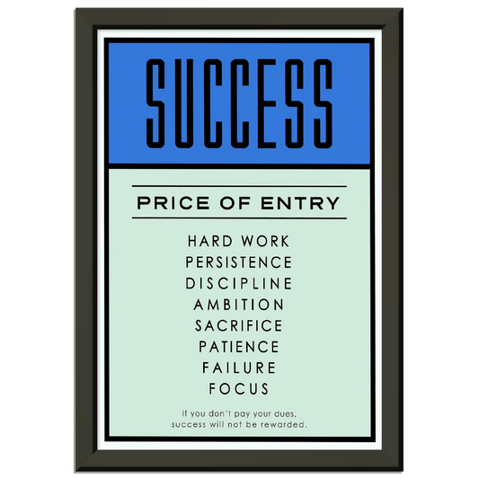 Success Metal Framed Print Canvas Prints in Accrington Number Plates Accrington IntelliPix