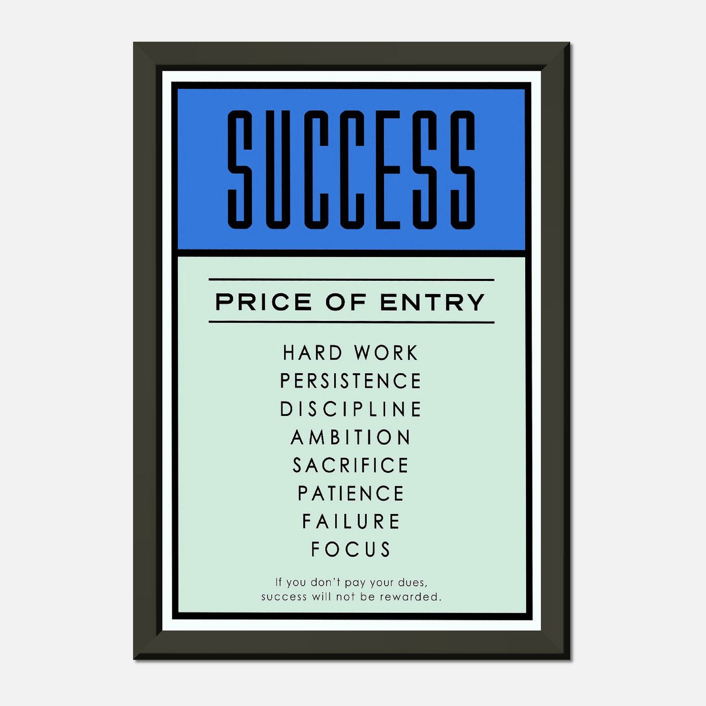 Success Metal Framed Print Canvas Prints in Accrington Number Plates Accrington IntelliPix