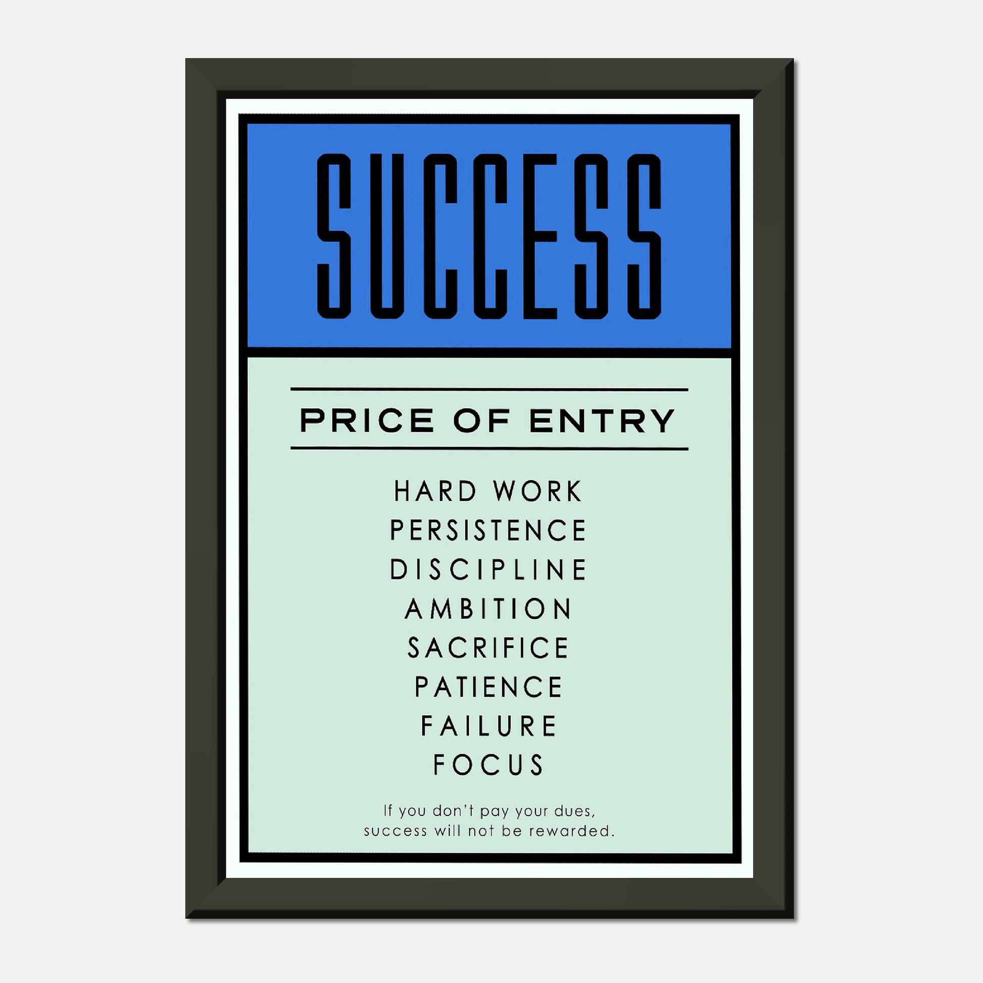 Success Metal Framed Print Canvas Prints in Accrington Number Plates Accrington IntelliPix