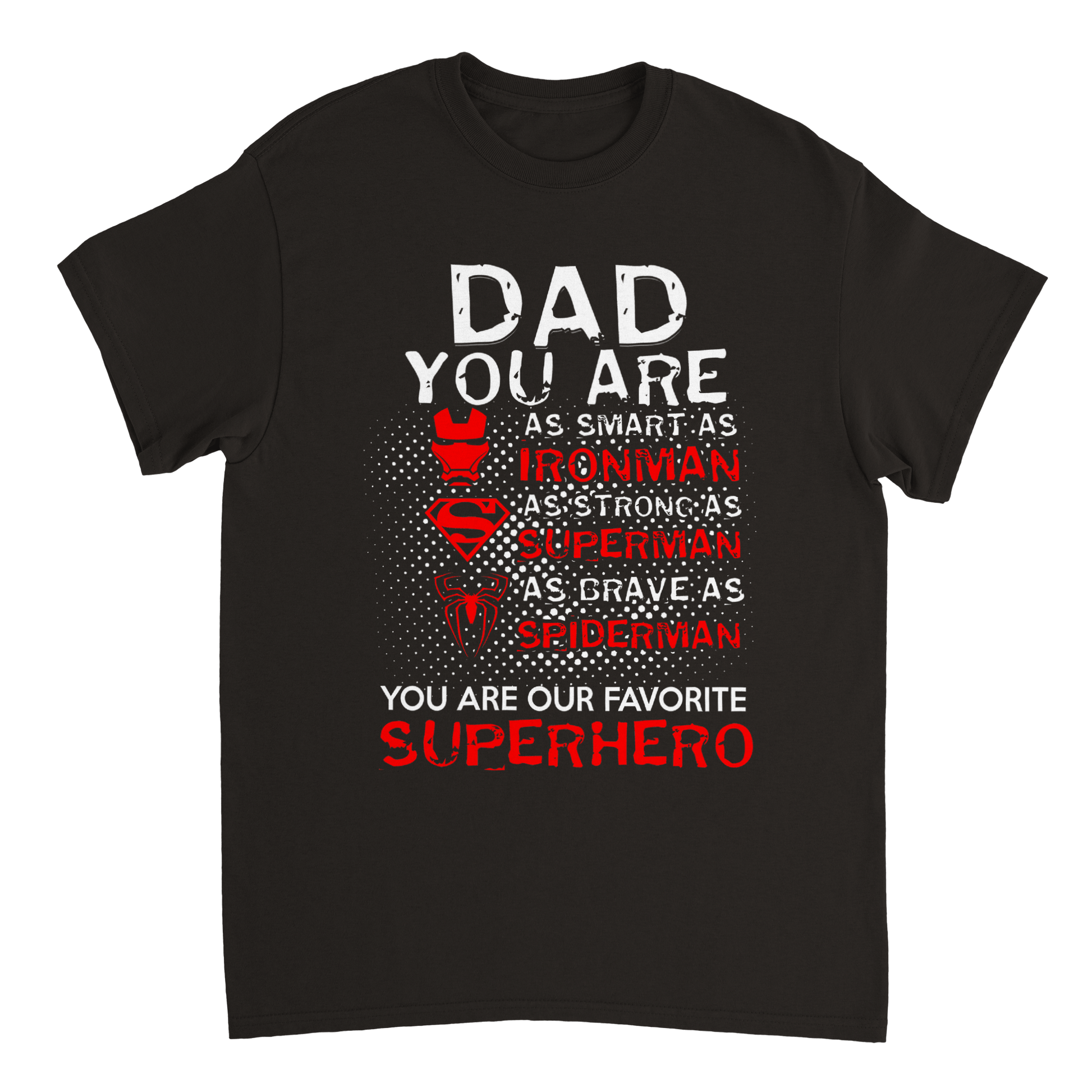 Superhero Dad T Shirt Canvas Prints in Accrington Number Plates Accrington IntelliPix