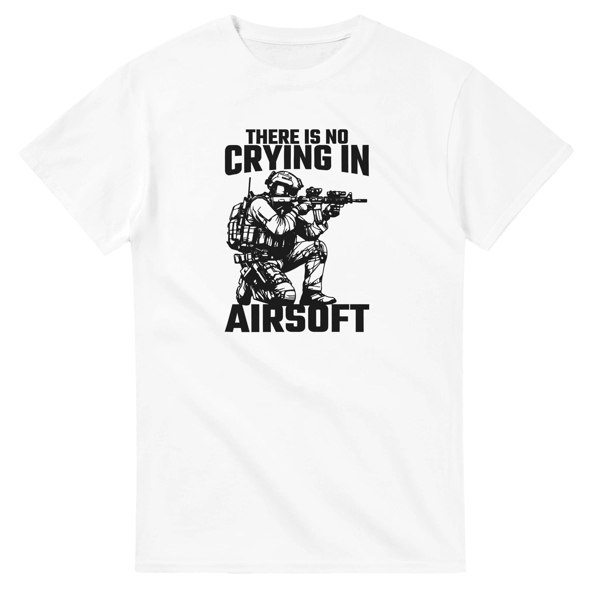 There Is No Crying In Airsoft T-Shirt Canvas Prints in Accrington Number Plates Accrington IntelliPix