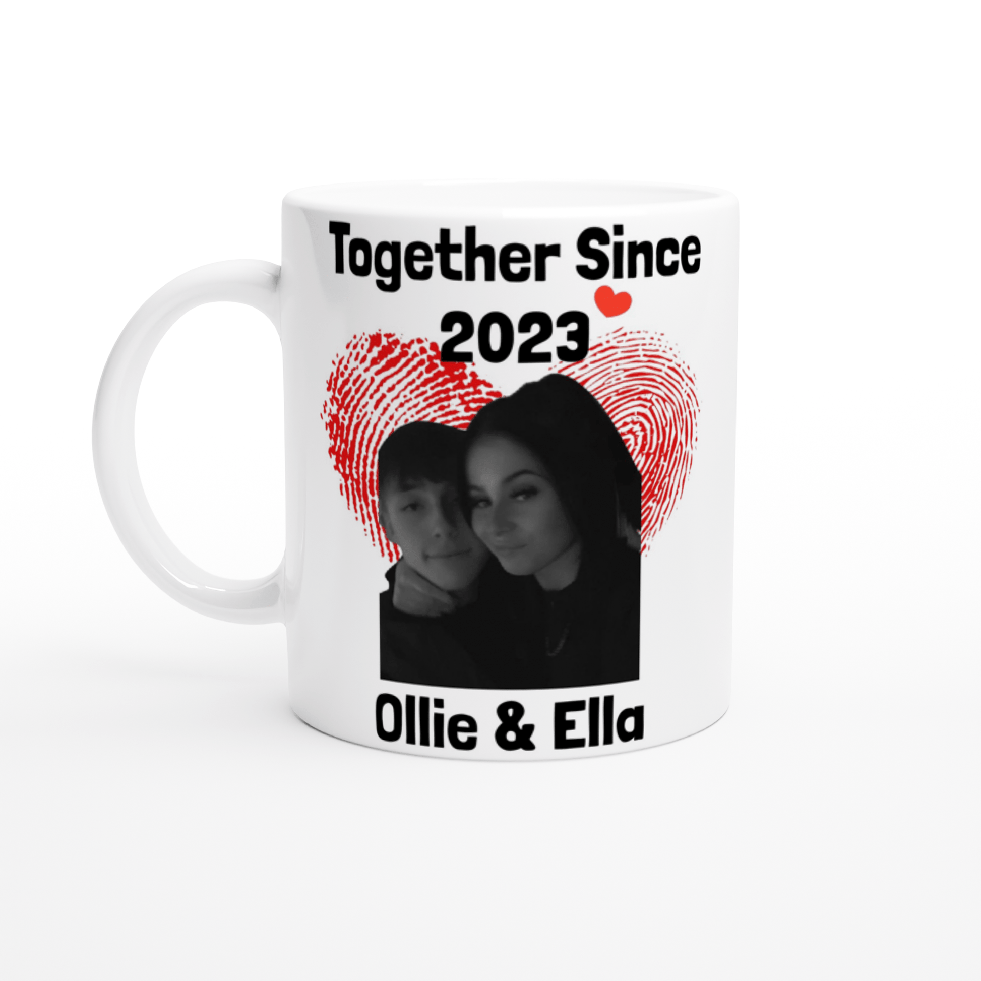 Together Since... 11oz Mug Canvas Prints in Accrington Number Plates Accrington IntelliPix