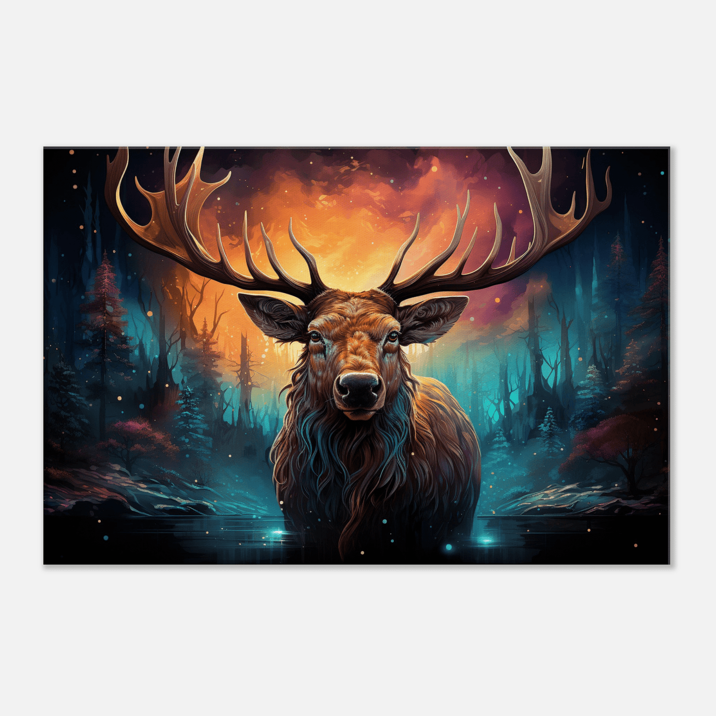 Translucent Moose Canvas Canvas Prints in Accrington Number Plates Accrington IntelliPix