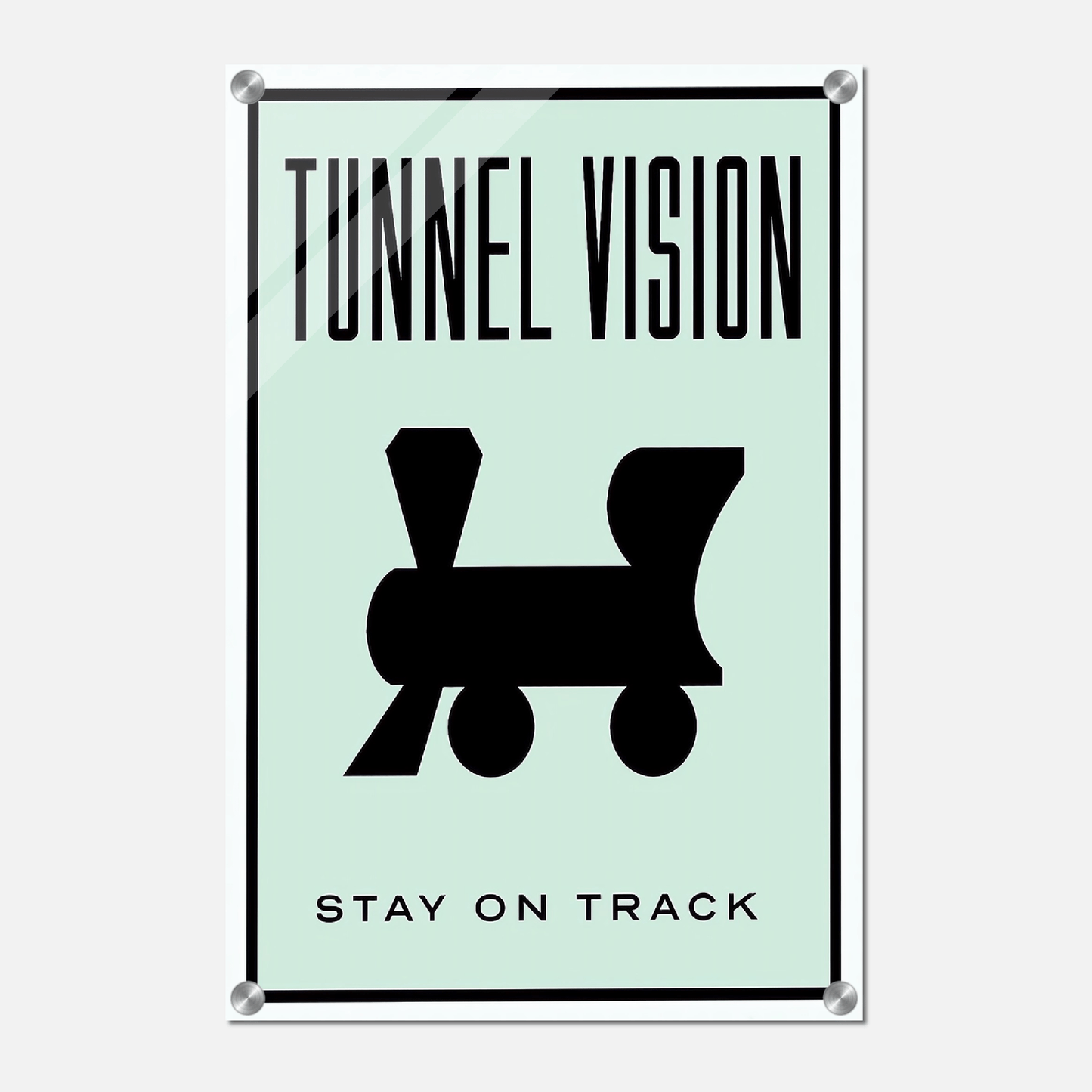 Tunnel Vision Acrylic Print Canvas Prints in Accrington Number Plates Accrington IntelliPix