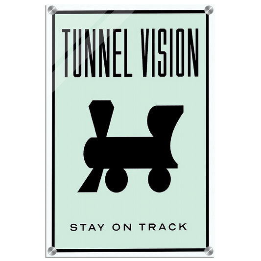 Tunnel Vision Acrylic Print Canvas Prints in Accrington Number Plates Accrington IntelliPix