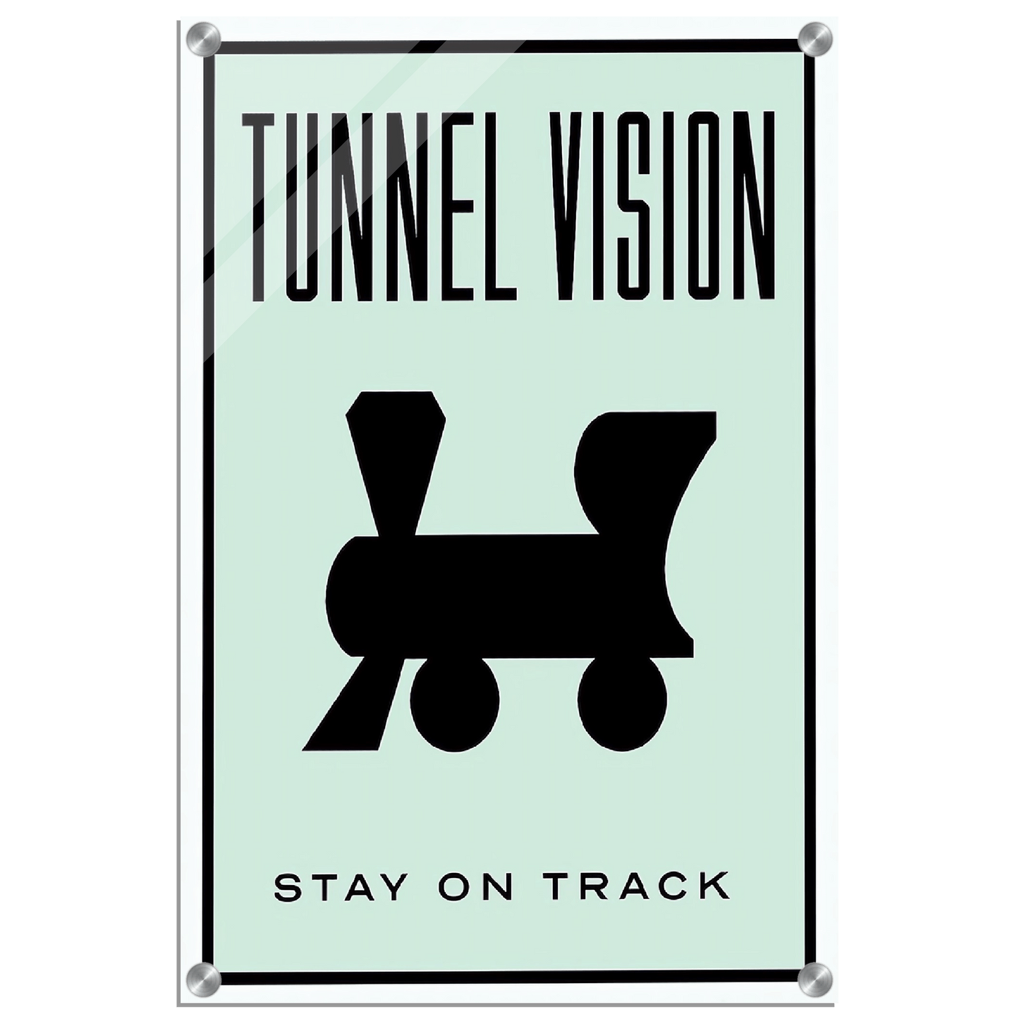 Tunnel Vision Acrylic Print Canvas Prints in Accrington Number Plates Accrington IntelliPix