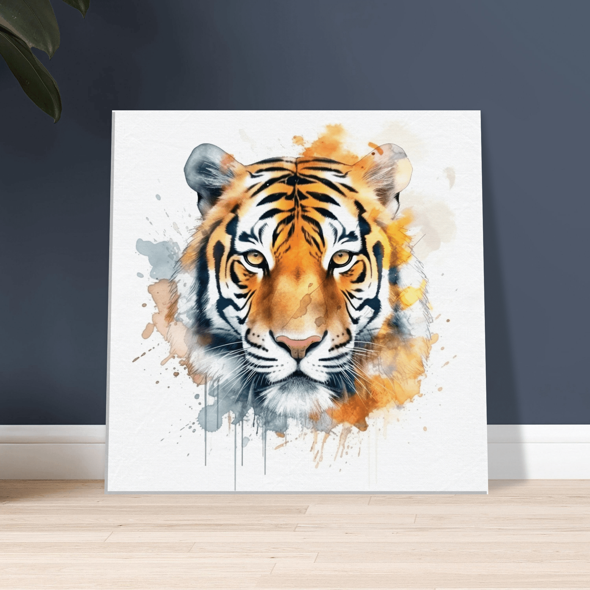 Watercolour Tiger Canvas Canvas Prints in Accrington Number Plates Accrington IntelliPix