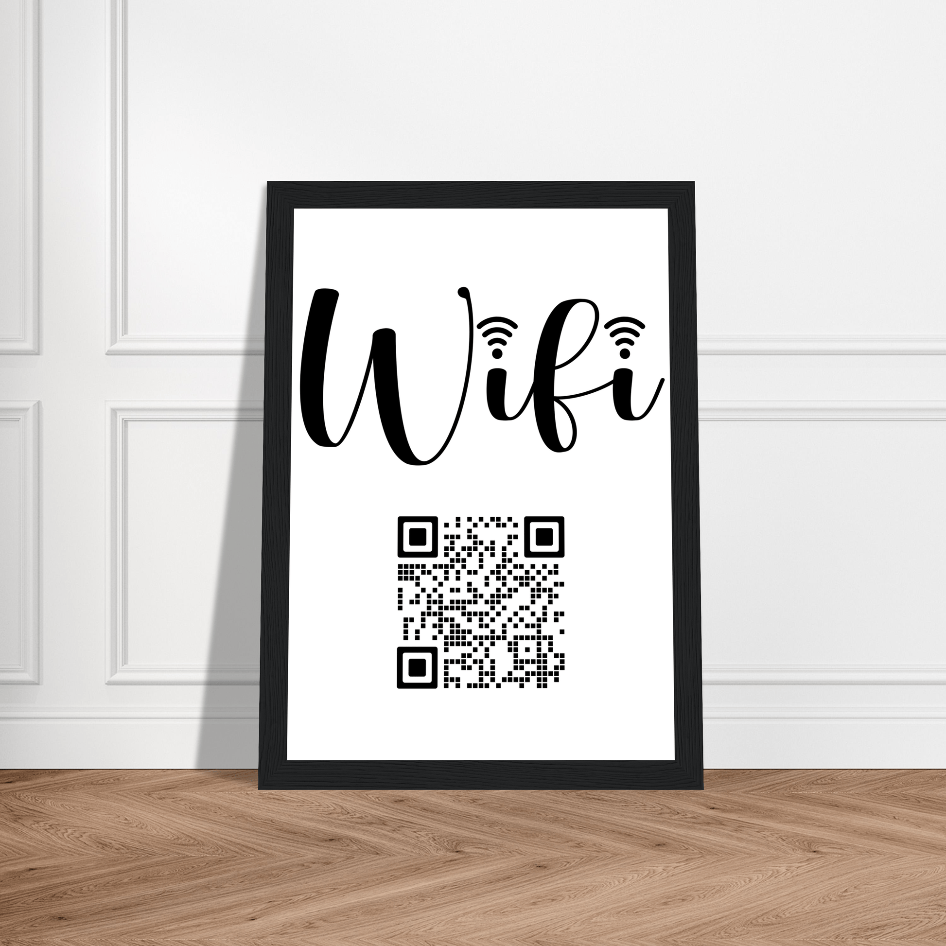 WiFi Wooden Framed Print Canvas Prints in Accrington Number Plates Accrington IntelliPix