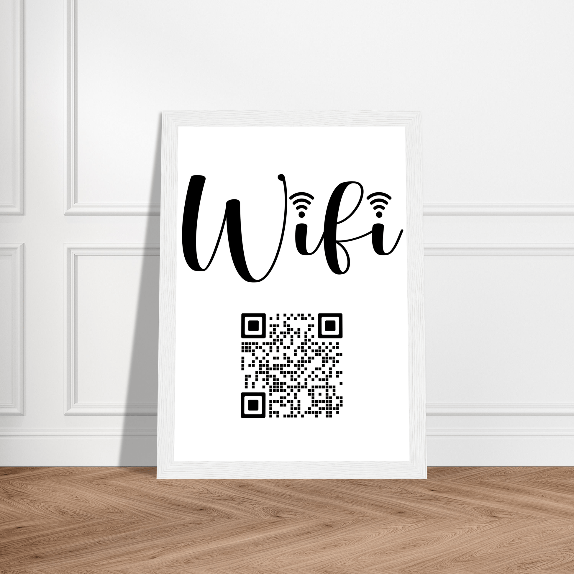 WiFi Wooden Framed Print Canvas Prints in Accrington Number Plates Accrington IntelliPix