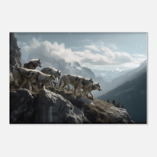 Wolves On A Hunt Canvas Canvas Prints in Accrington Number Plates Accrington IntelliPix